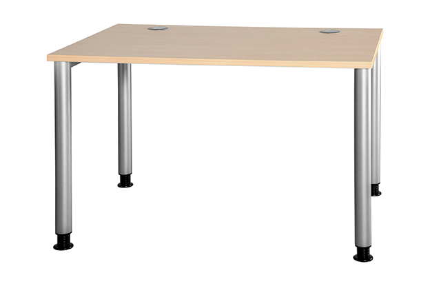 Trend Line Schreibtisch Rechteck, Tiefe 60 cm, Breite 80-200 cm