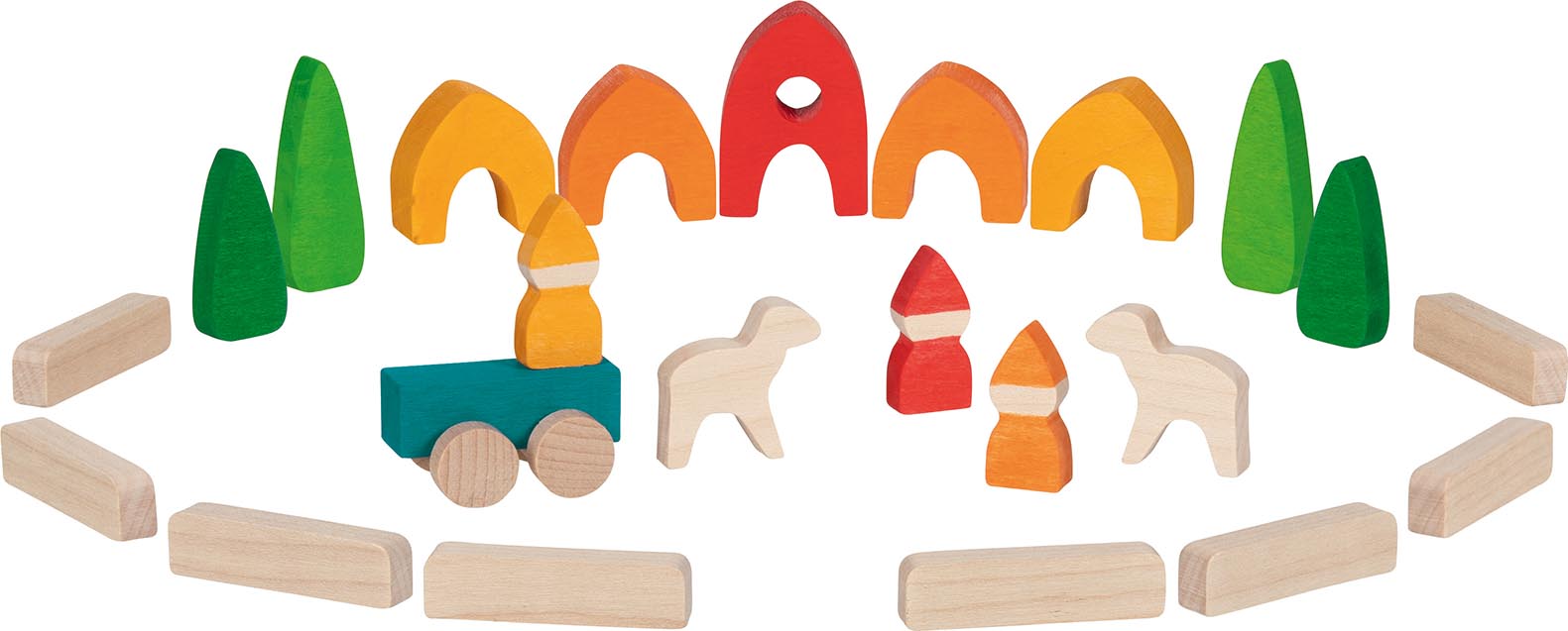 Bausteine Mein kleines Dorf 25-tlg.