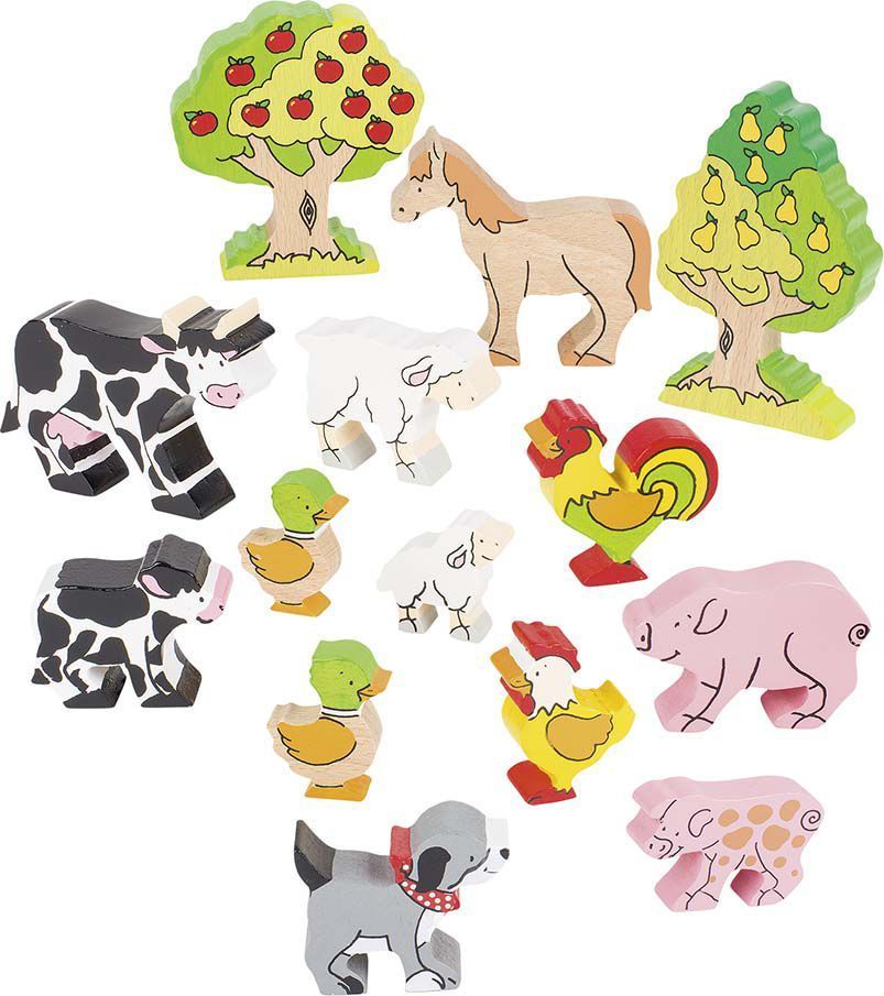 Bauernhoftiere 14 Teile