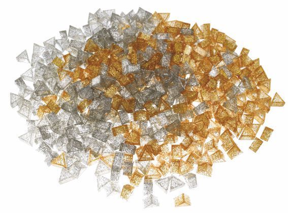 Ecko Kleine Dreiecke gold/silber