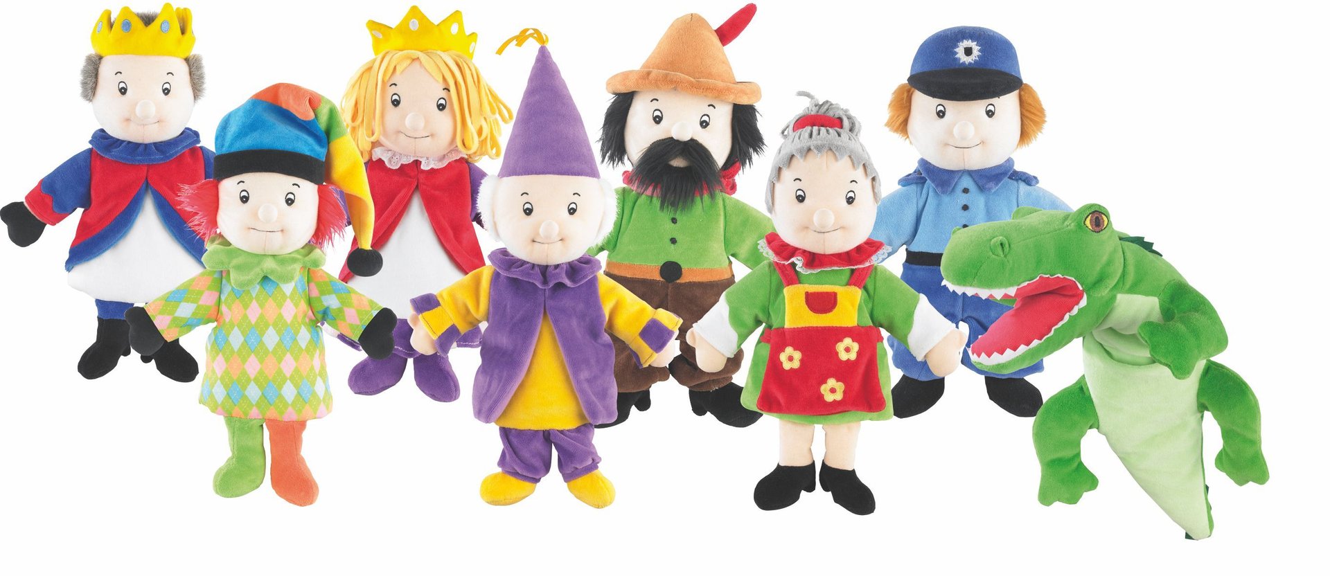 Kasper-Puppenset 8-tlg.