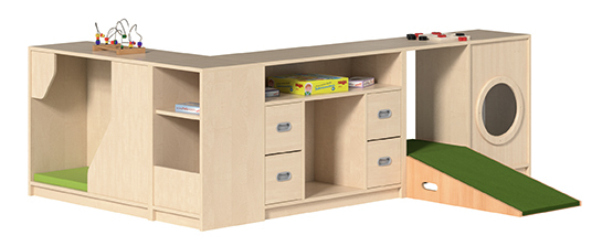 K Regalsystem Rosali, Höhe 80, 4 Dekore/7 Farben