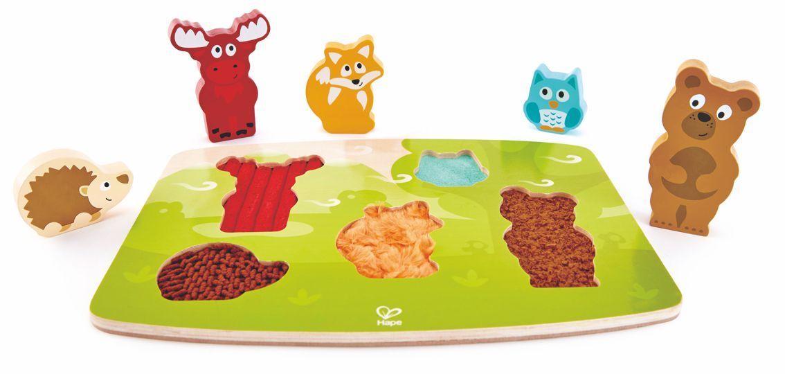 Fühlpuzzle Waldtiere 5 Teile